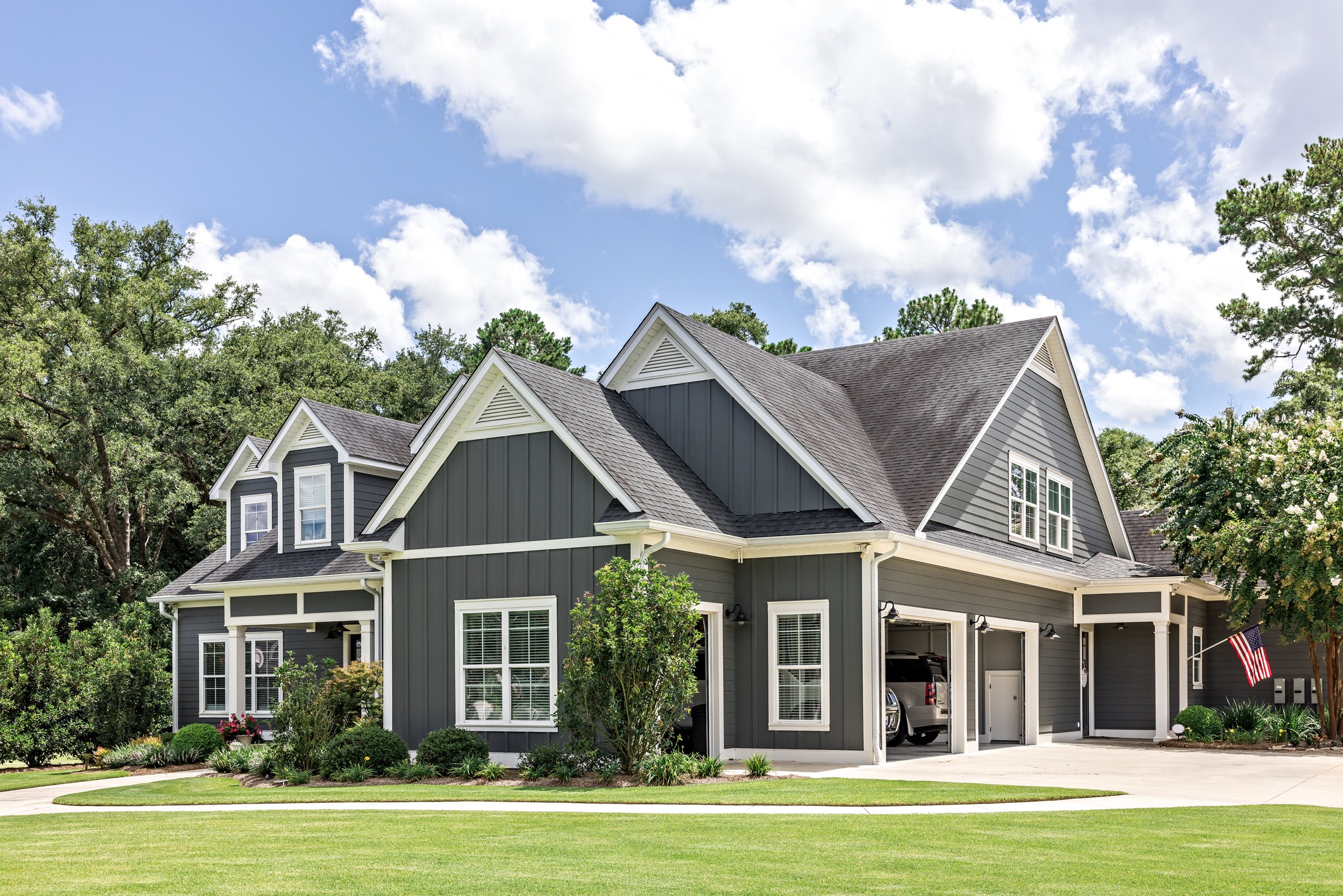 A home restored after a storm looks like new.